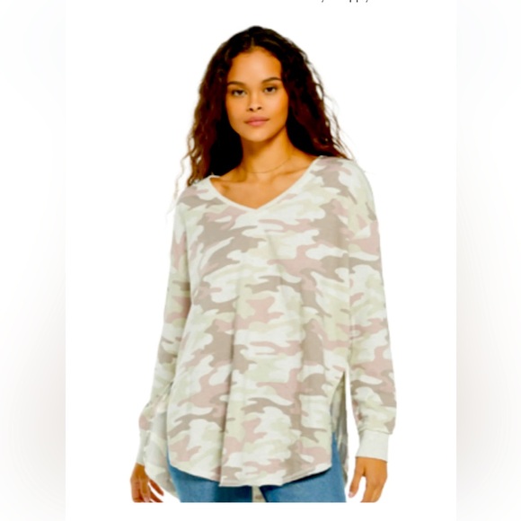 Vneck sweatshirt - Picture 1 of 6